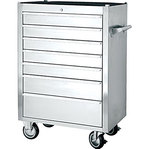 kennedy 2 piece 7 drawer grey steel roller cabinet|kennedy 7 drawer cabinet.